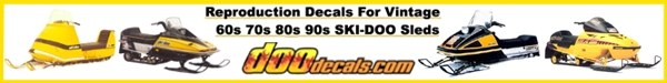DooDecals.com - High Grade Top Quality OEM Style Decals for older Ski-Doo and Moto-Ski Sleds